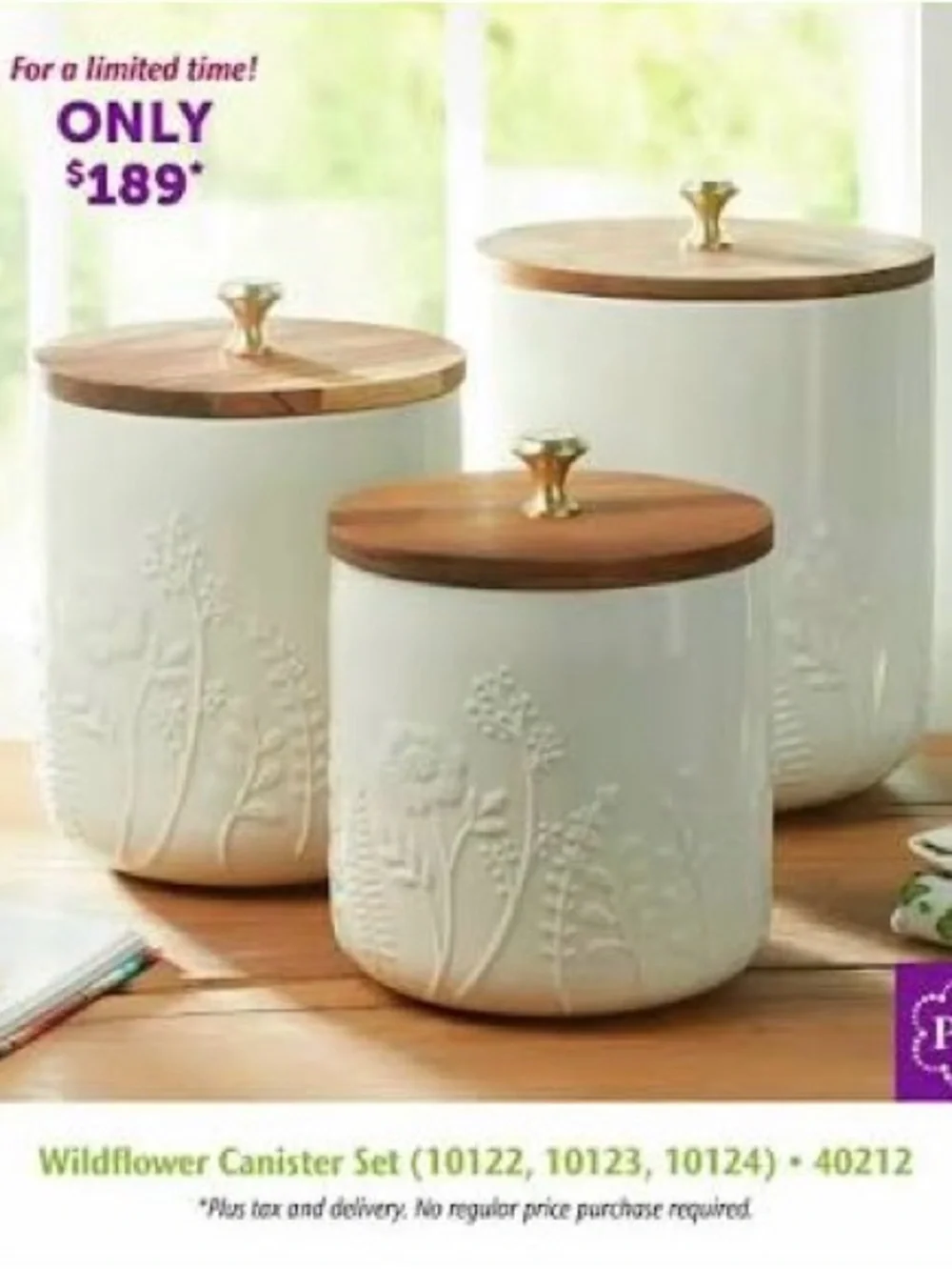 Princess House Canister Set